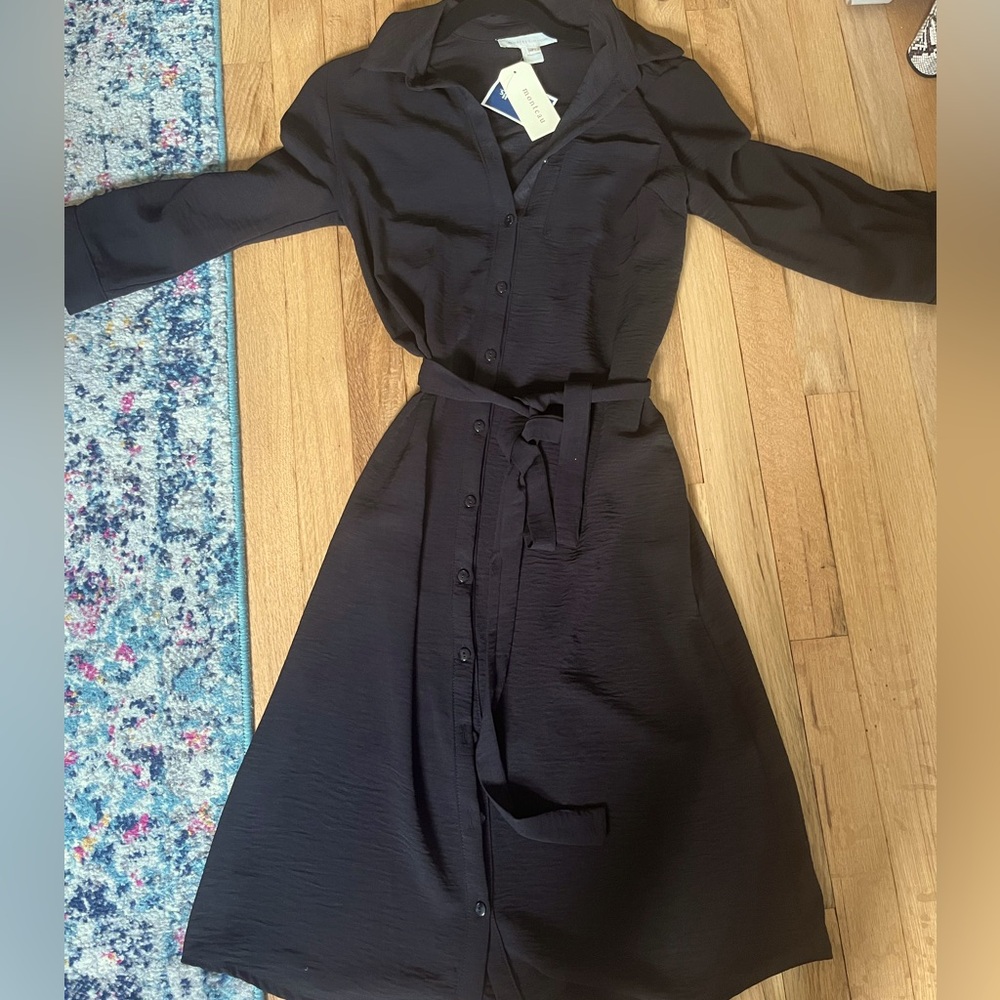NWT Size Small Monteau Shirt Dress.
